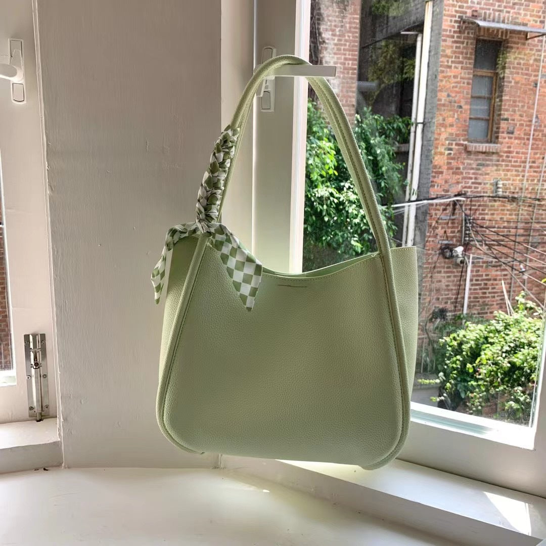 Wholesale PU Solid Color Shoulder Small Square Bag